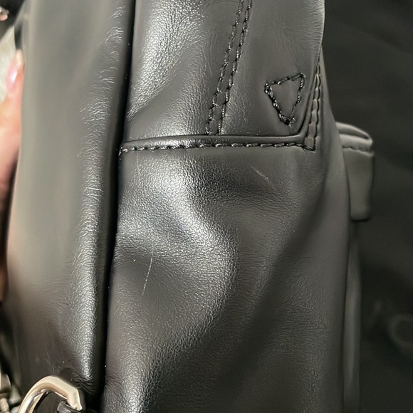 Givenchy Black logo mini / nano leather backpack - Picture 8 of 10